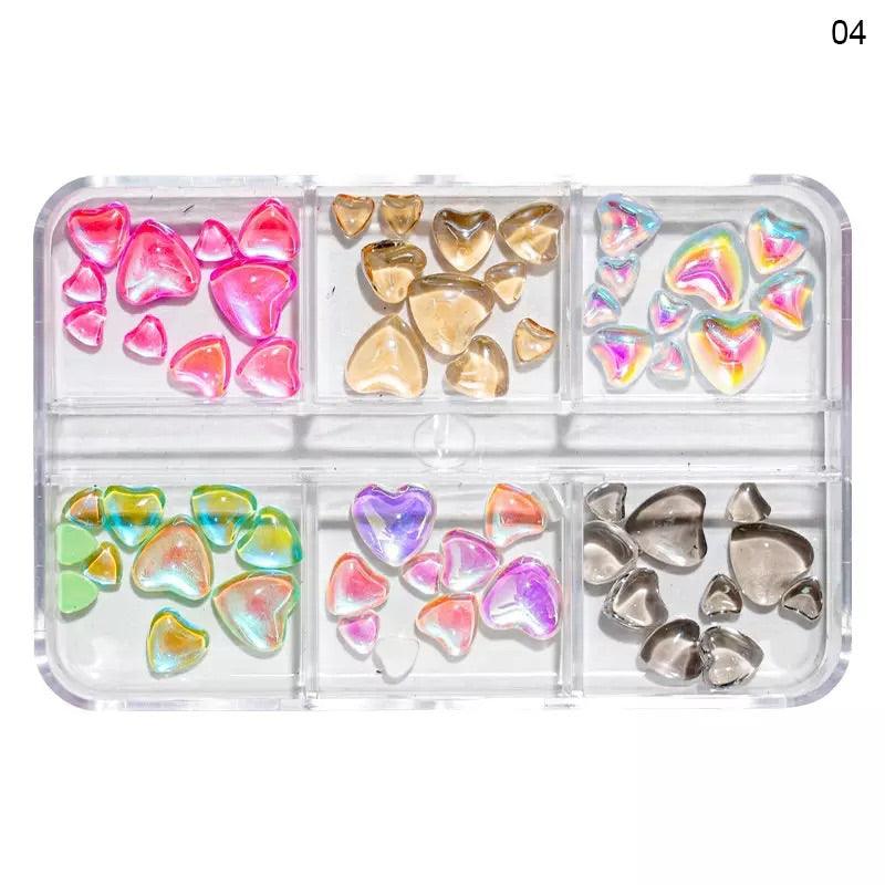 CAJA CORAZON AURORA 04 – Crystal Nails