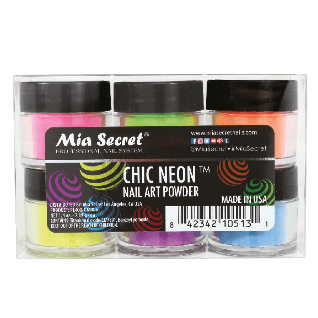 Colección Chic Neon Mia Secret – Crystal Nails