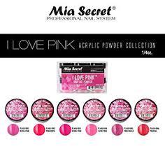 Colección I Love Pink Mia Secret – Crystal Nails