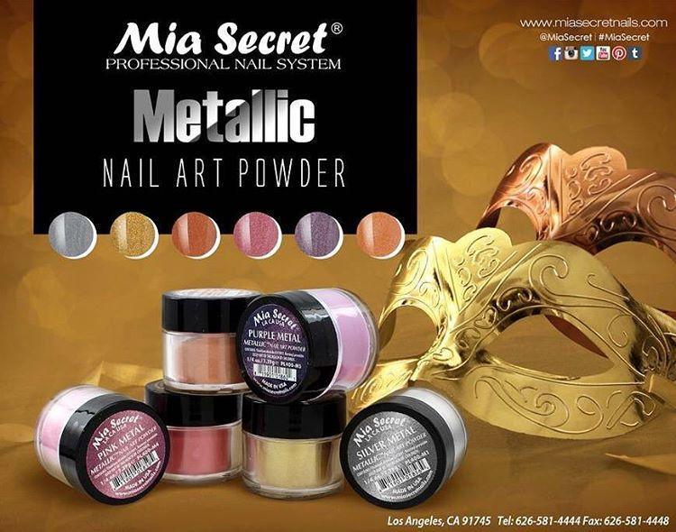 Colección Metallic Mia Secret – Crystal Nails