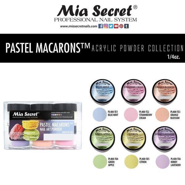 Colección Pastel Macarons Mia Secret – Crystal Nails