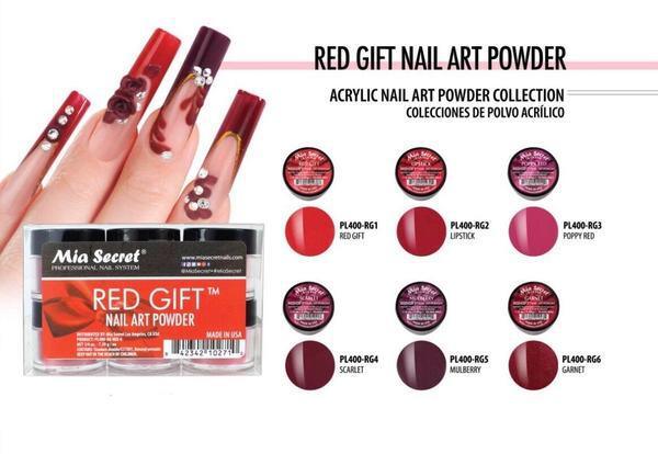 Colección Red Gift Mia Secret – Crystal Nails