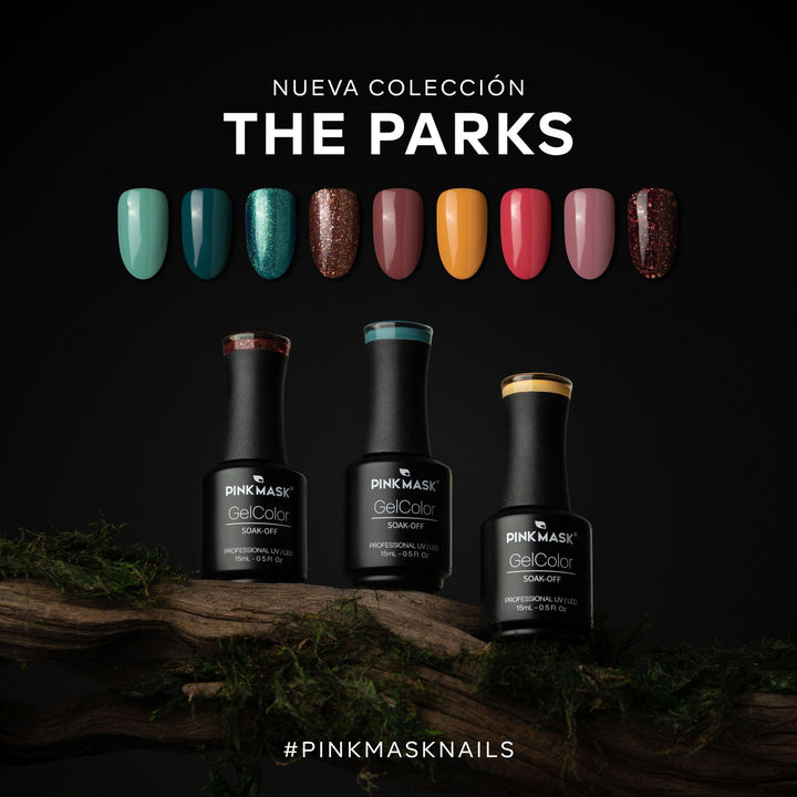 Colección The Parks Pink Mask – Crystal Nails