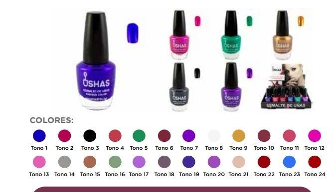 Esmaltes tradicionales Ushas – Crystal Nails