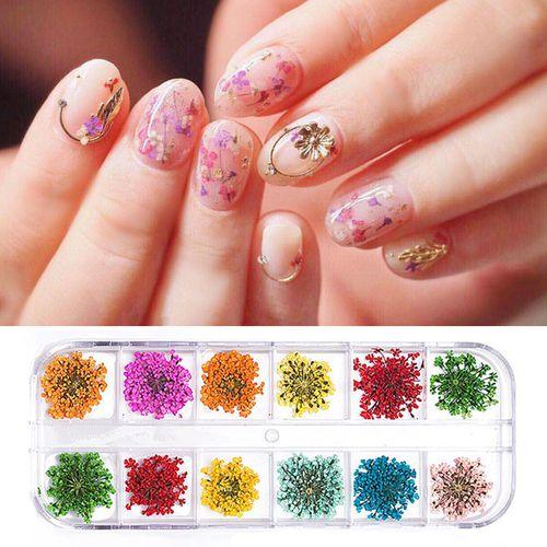 Flores secas en ramo – Crystal Nails