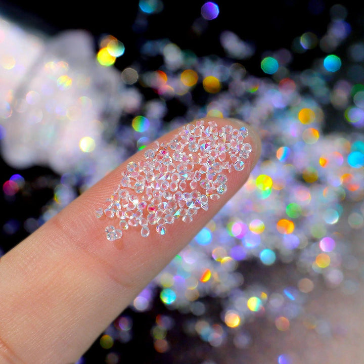 Joyeria caviar traslucido – Crystal Nails