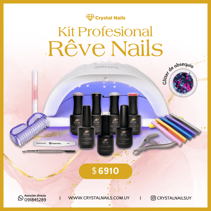 Kit Profesional Rêve Nails – Crystal Nails