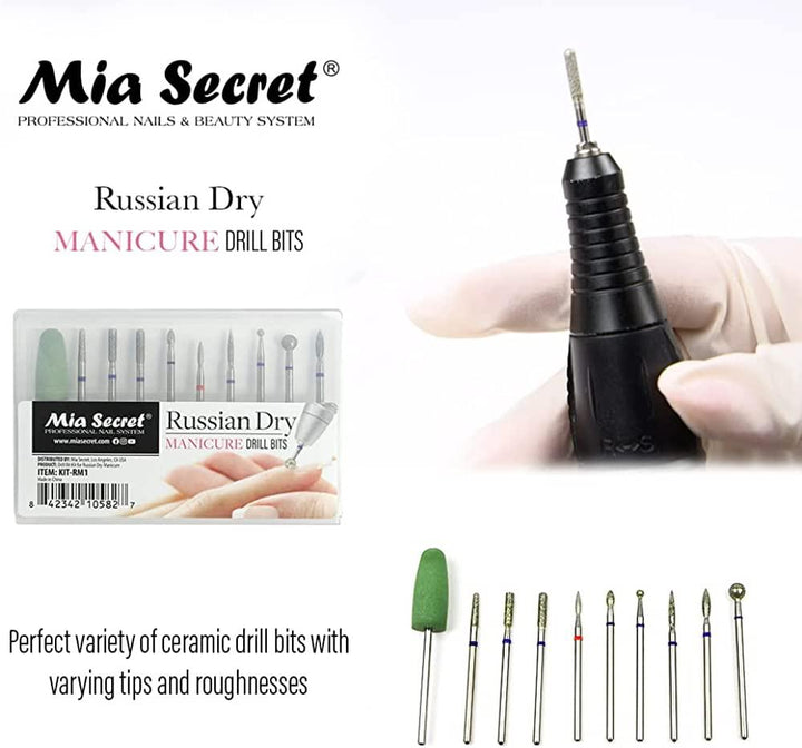 Kit Russian Dry Mia Secret – Crystal Nails