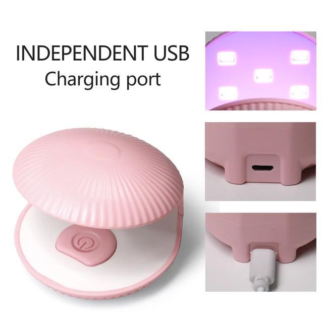 Lampara mini ROSA led uv – Crystal Nails