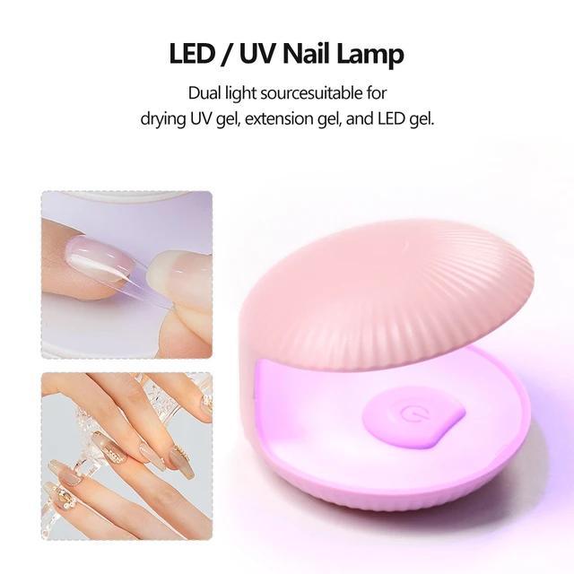 Lampara mini ROSA led uv – Crystal Nails