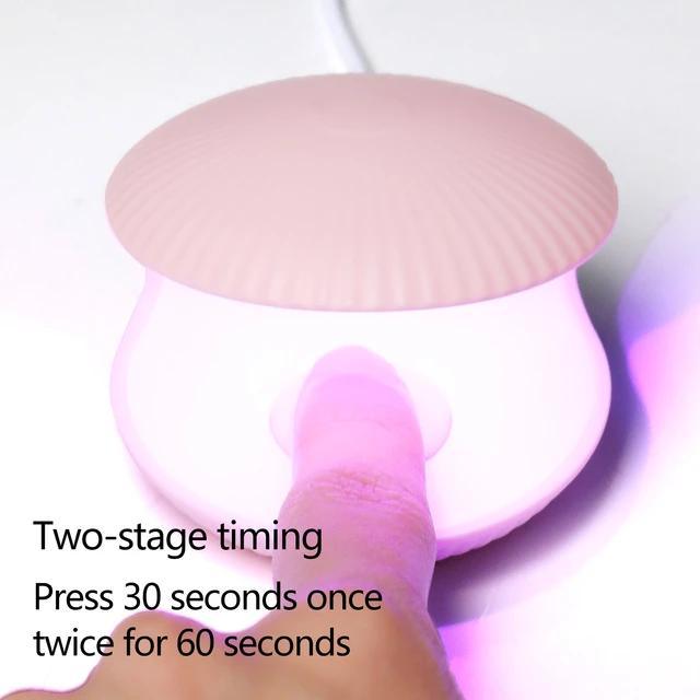 Lampara mini ROSA led uv – Crystal Nails