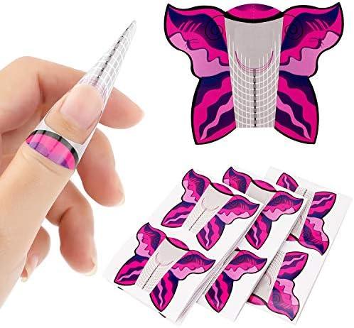 Moldes autoadhesivos mariposa – Crystal Nails