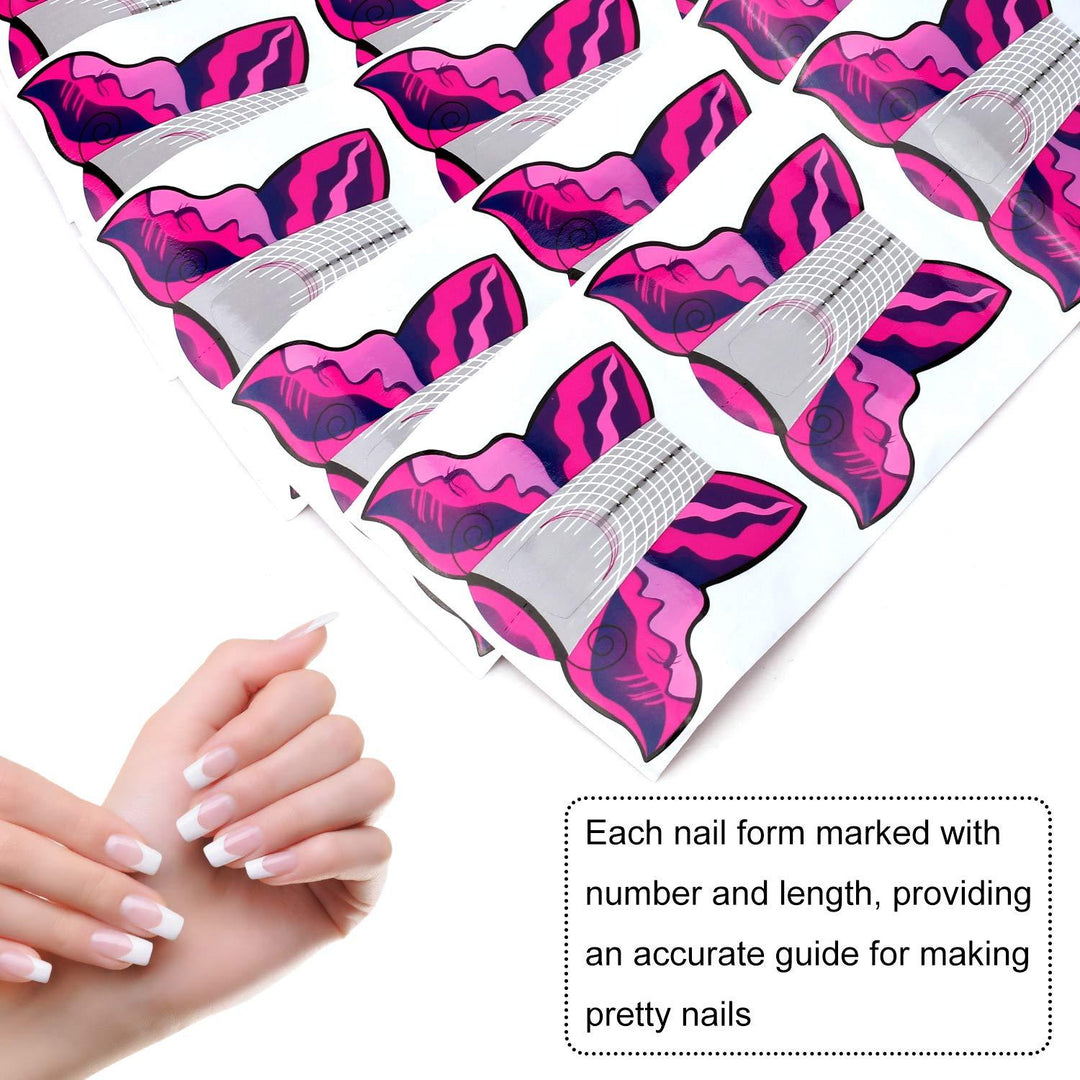 Moldes autoadhesivos mariposa – Crystal Nails