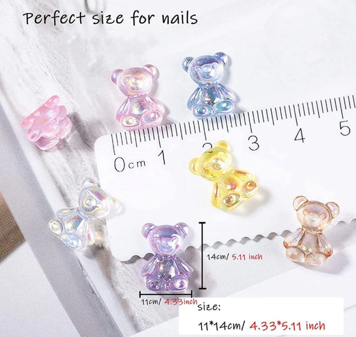 Ositos mix *6 mini – Crystal Nails