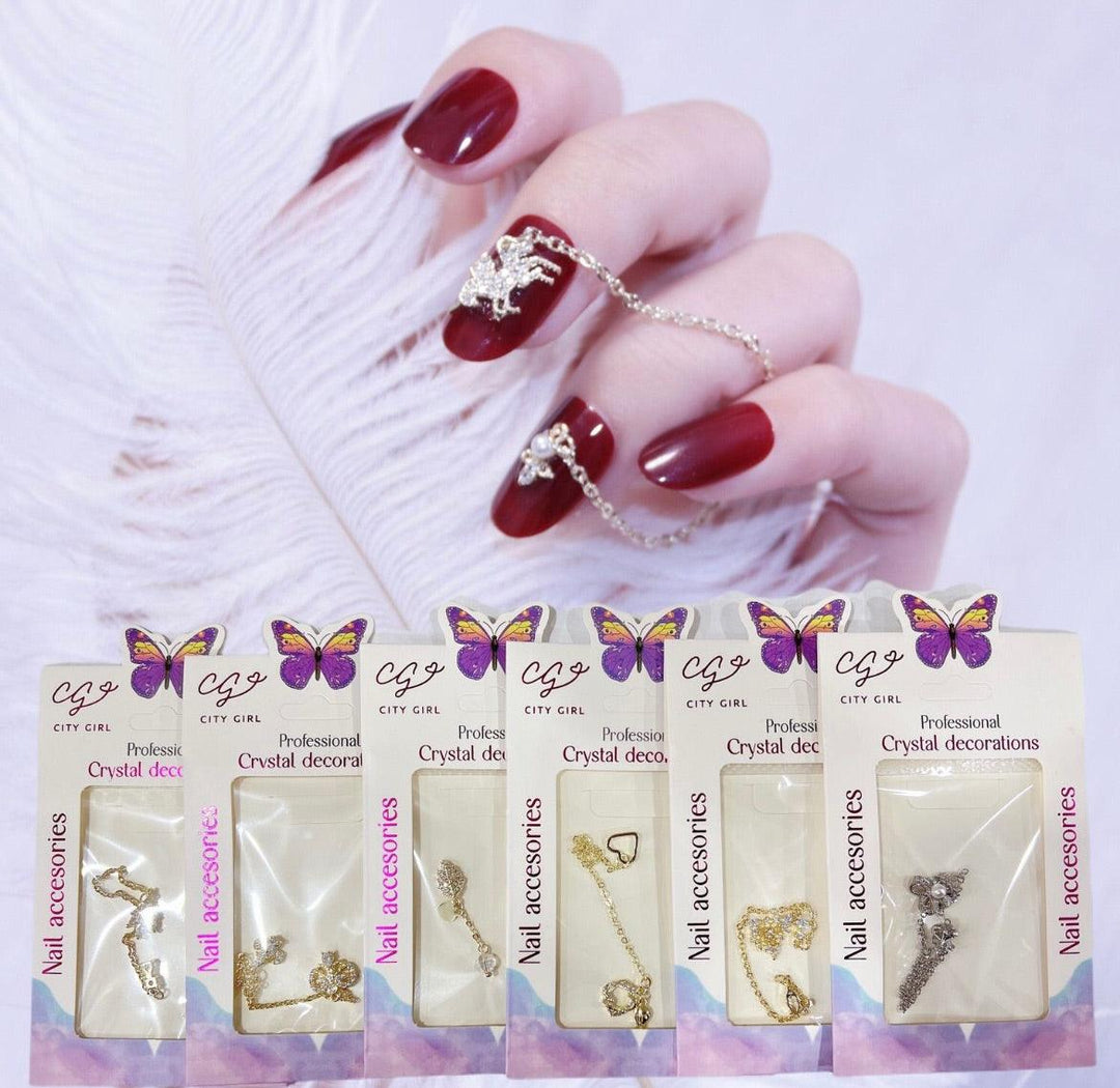 Pack de 2 joyas CITY GIRL – Crystal Nails