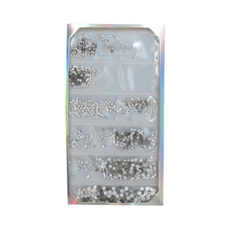 Pack Strass Plateado – Crystal Nails