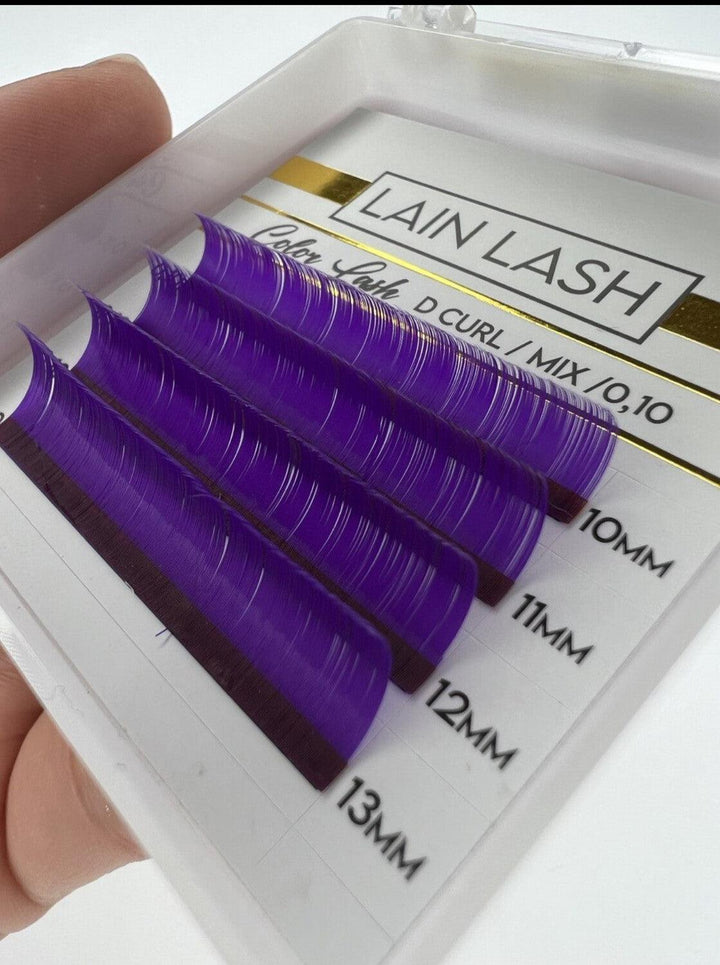 Pestañas Lain Lash de Colores – Crystal Nails