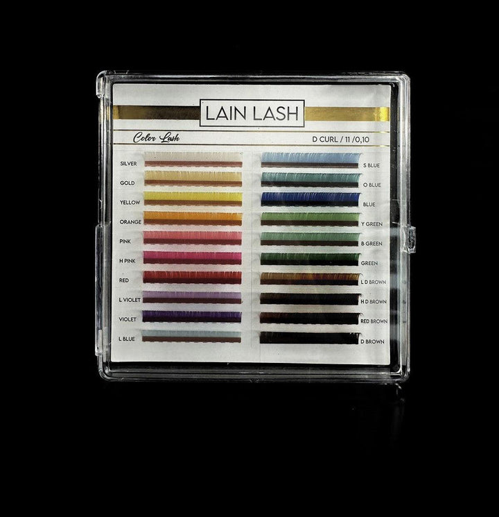 Pestañas Lain Lash Mix de Colores – Crystal Nails