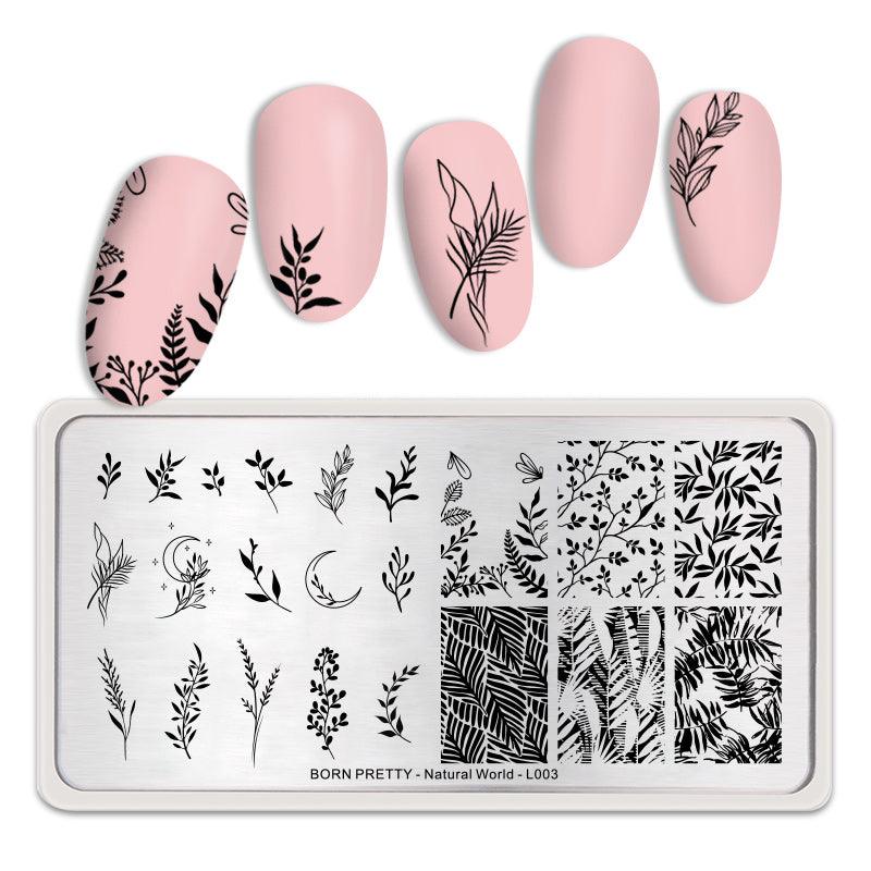 Placa de Stamping L003 Born pretty – Crystal Nails