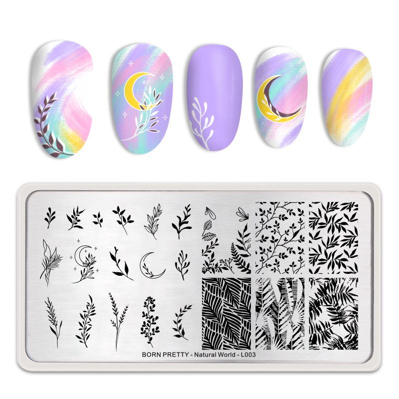 Placa de Stamping L003 Born pretty – Crystal Nails