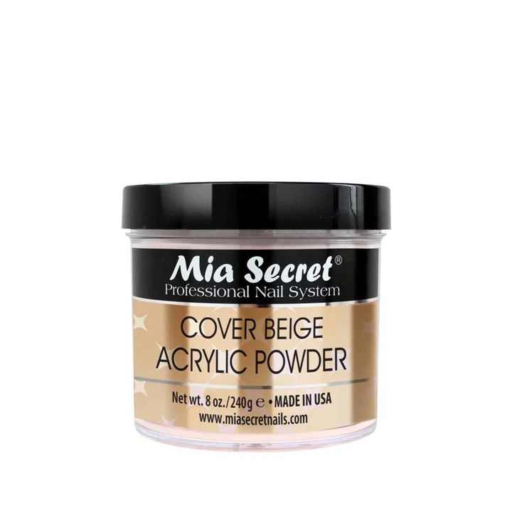 Polvo Acrílico Cover Beige Mia Secret – Crystal Nails