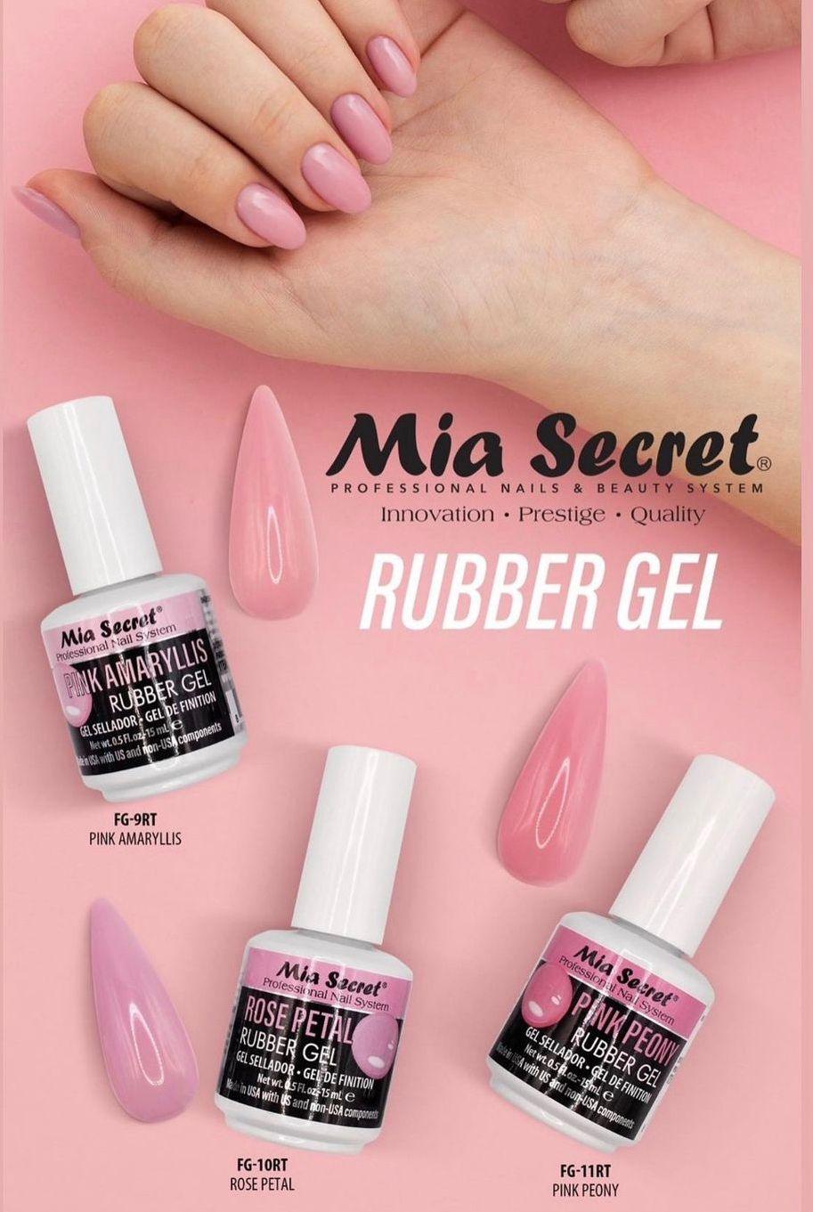 Rubber gel PINK PEONY mia secret – Crystal Nails