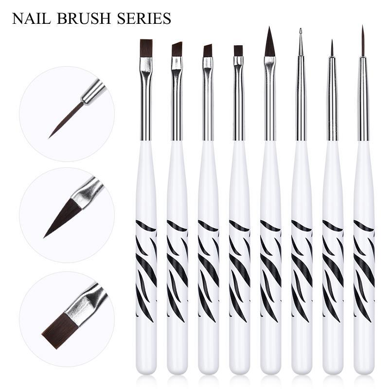 Set de pinceles nail brush series *8 – Crystal Nails