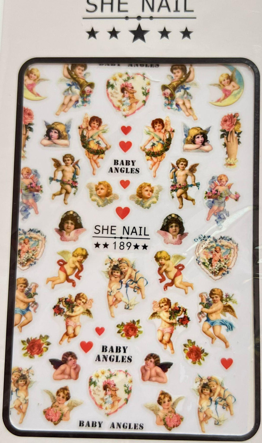 Sticker angel – Crystal Nails