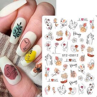 Stickers abstractos – Crystal Nails