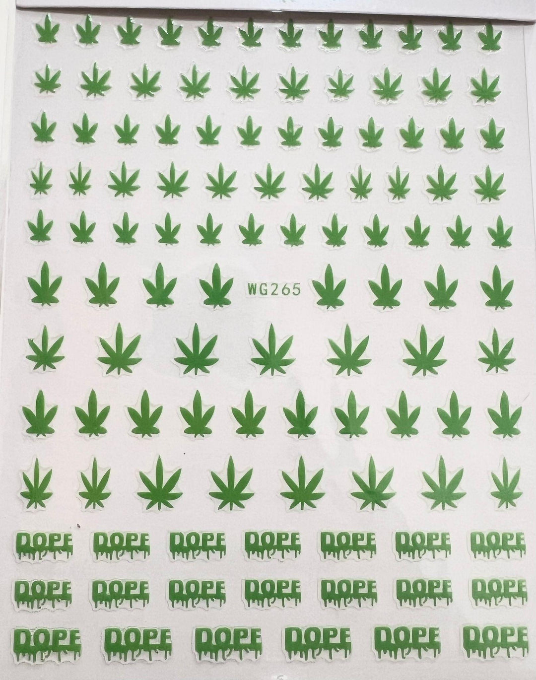 Stickers marihuana – Crystal Nails