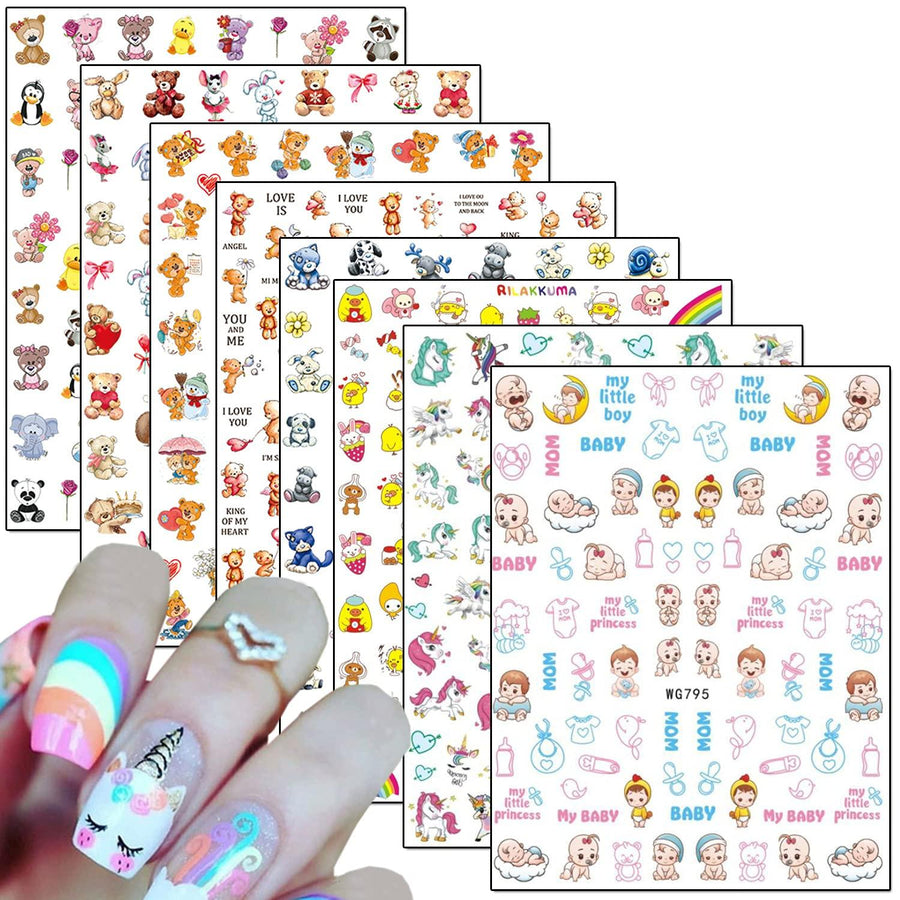 Stickers surtidos – Crystal Nails