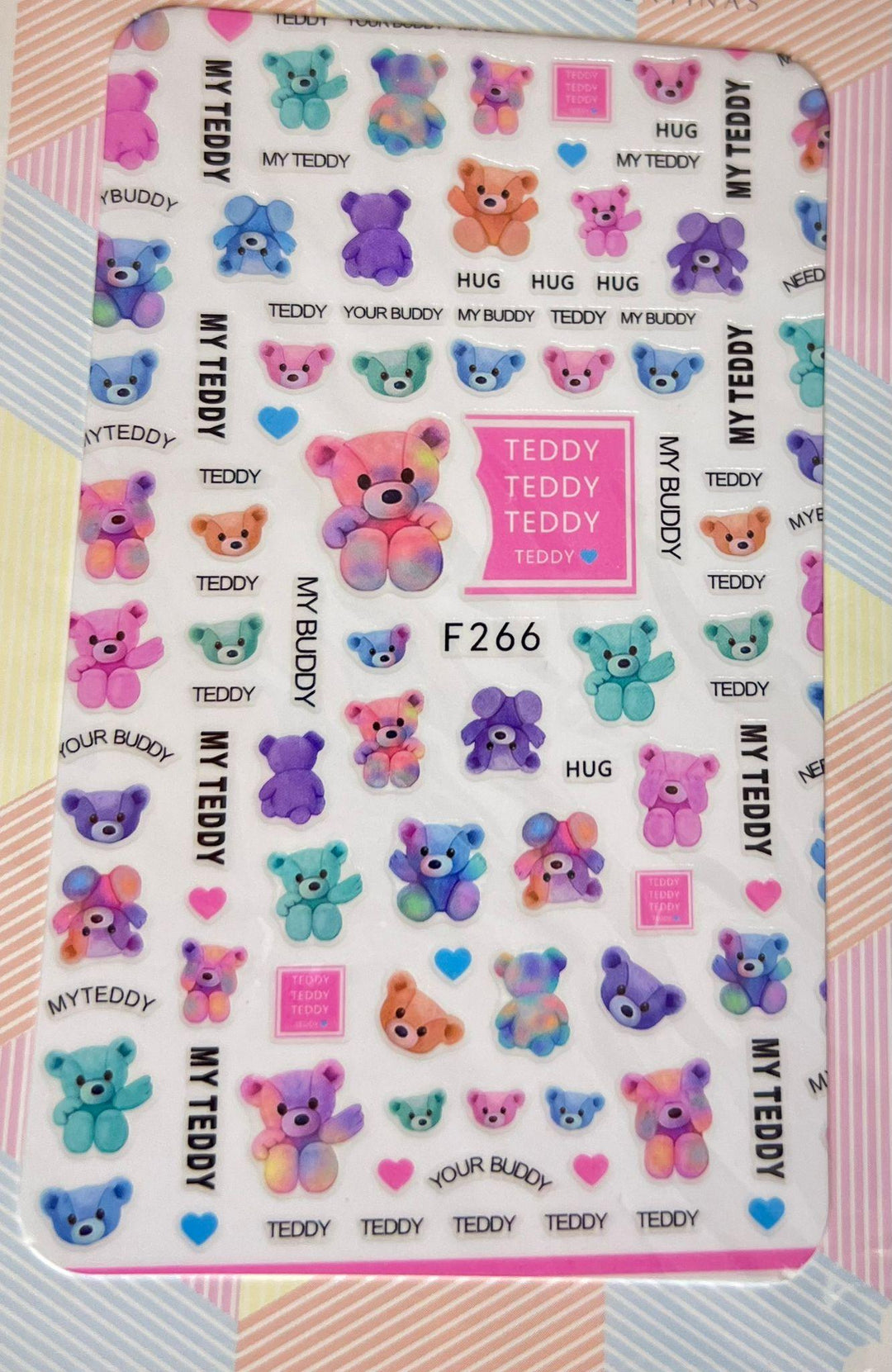 Stickers teddy – Crystal Nails