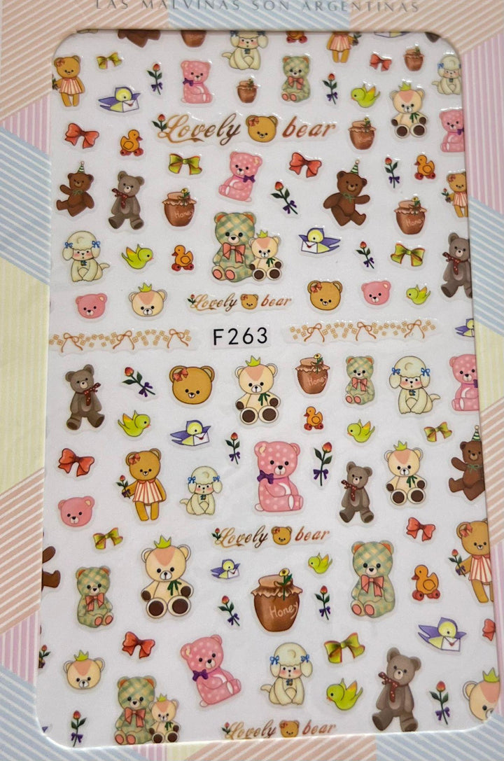 Stickers teddy – Crystal Nails