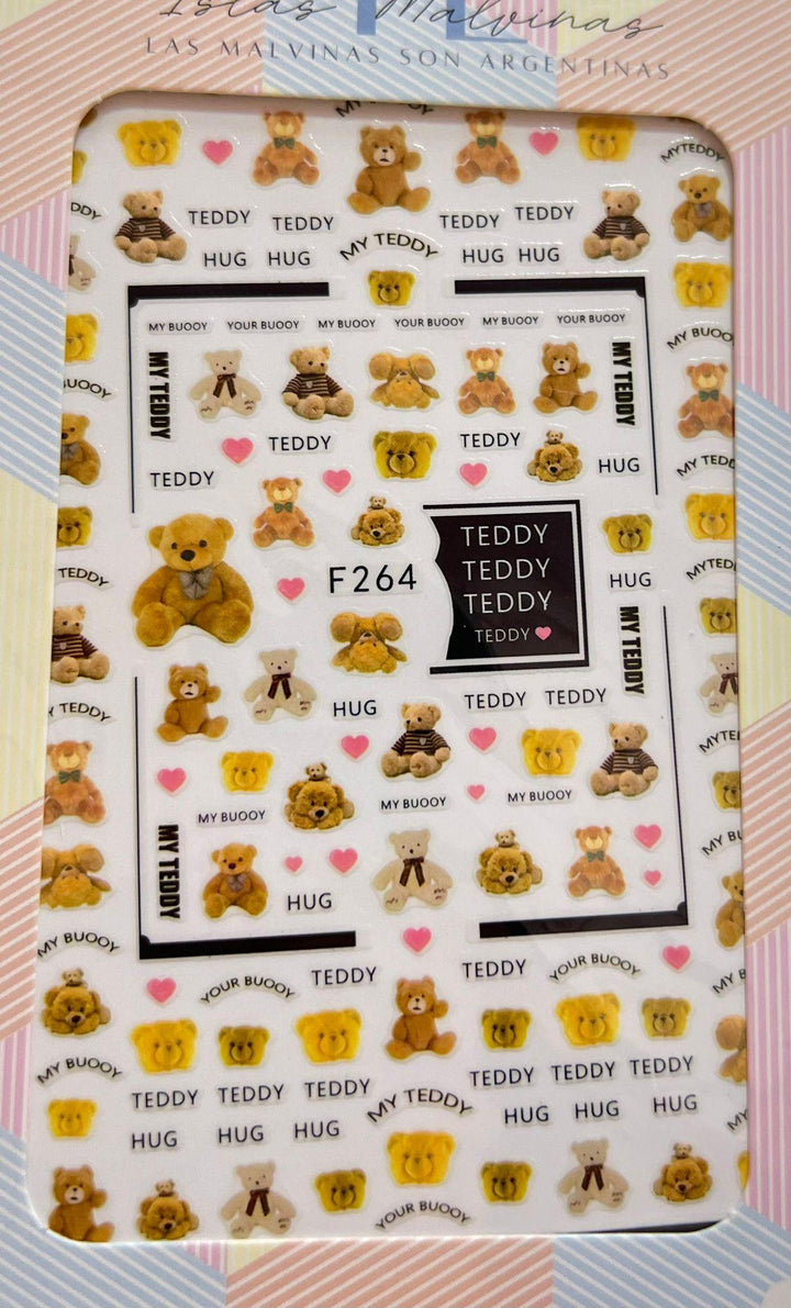 Stickers teddy – Crystal Nails