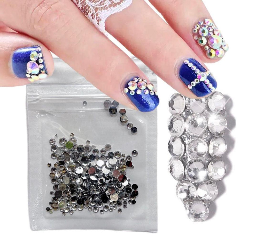 STRASS MIX PLATA – Crystal Nails