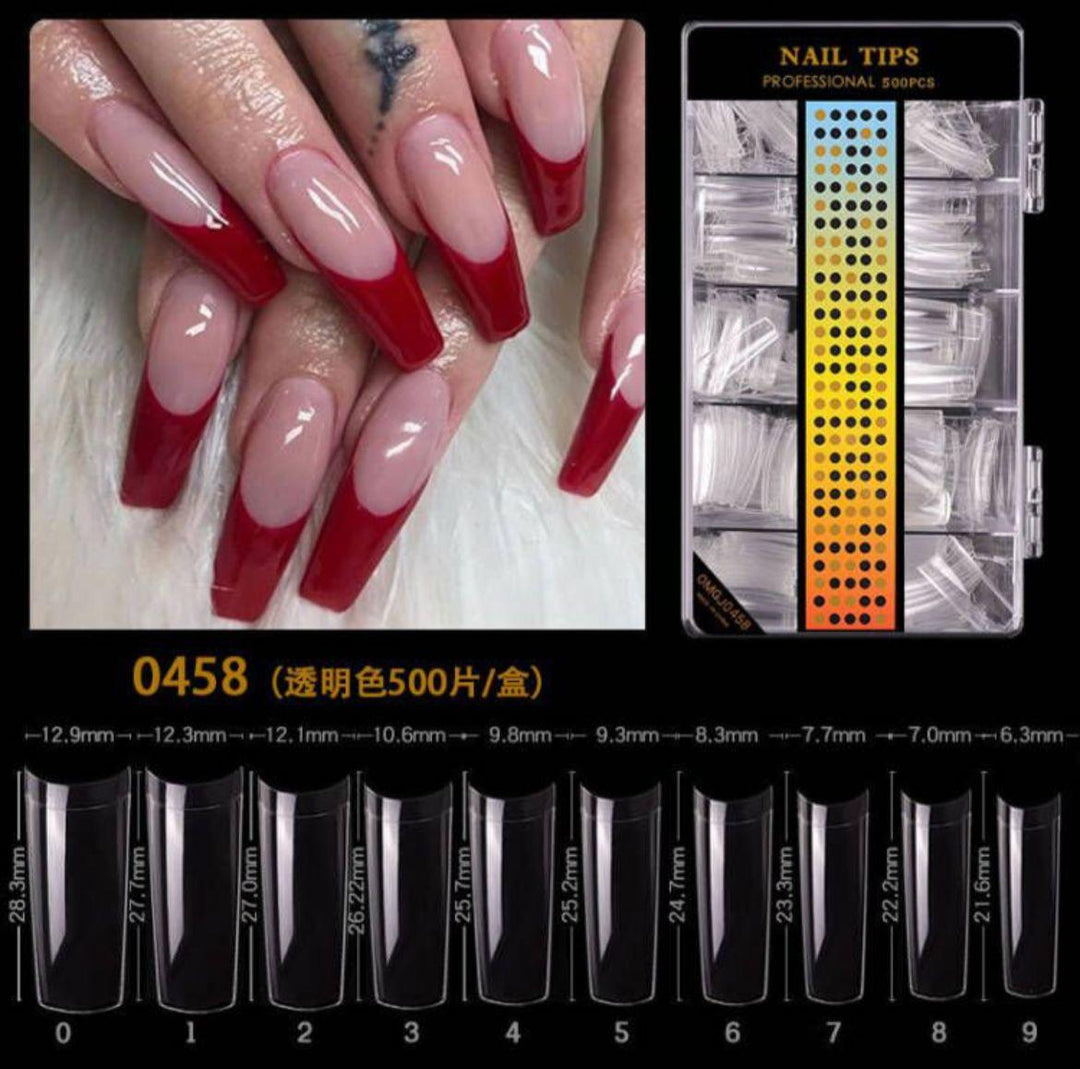 Tips cuadrados *500 – Crystal Nails