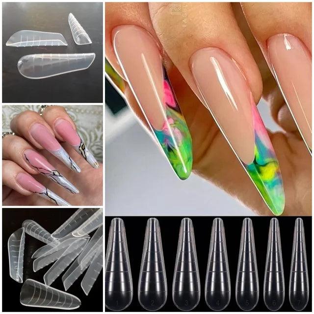 Tips dual system almendra rusa – Crystal Nails