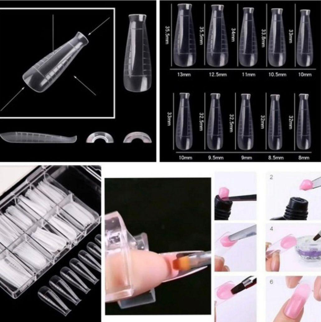 Tips dual system Coffin – Crystal Nails